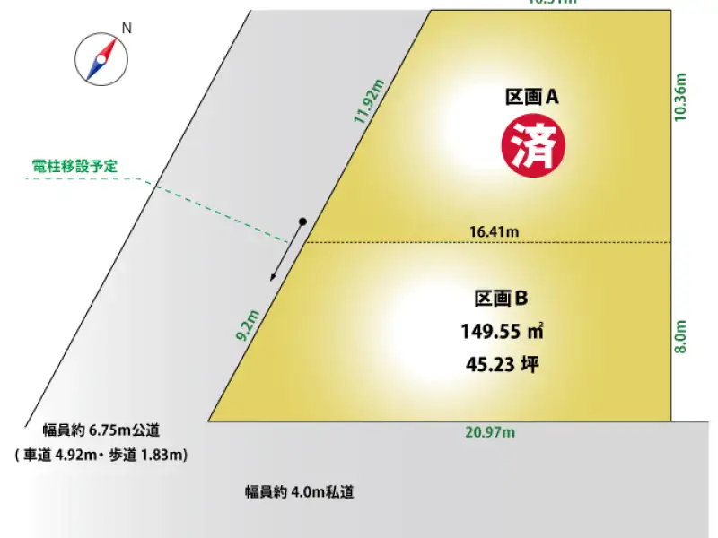 １２４４不動産情報社売地亀田水道町２０２６０２１６